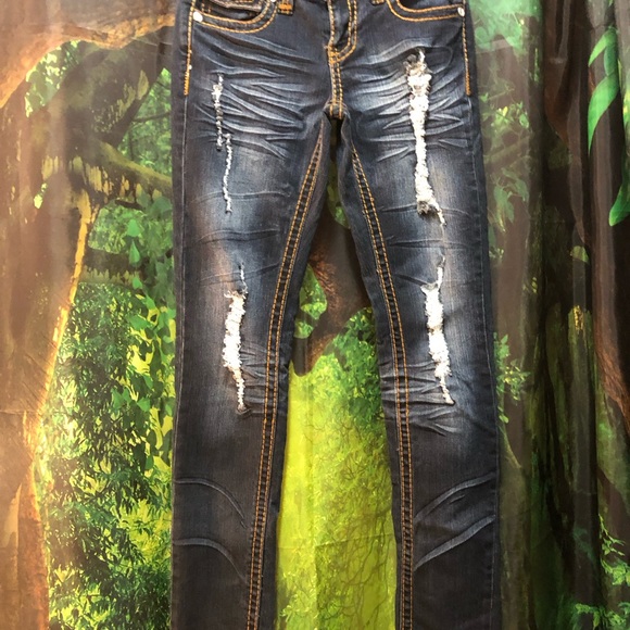 Zco Premium distressed Jeans size 7 - Picture 8 of 10